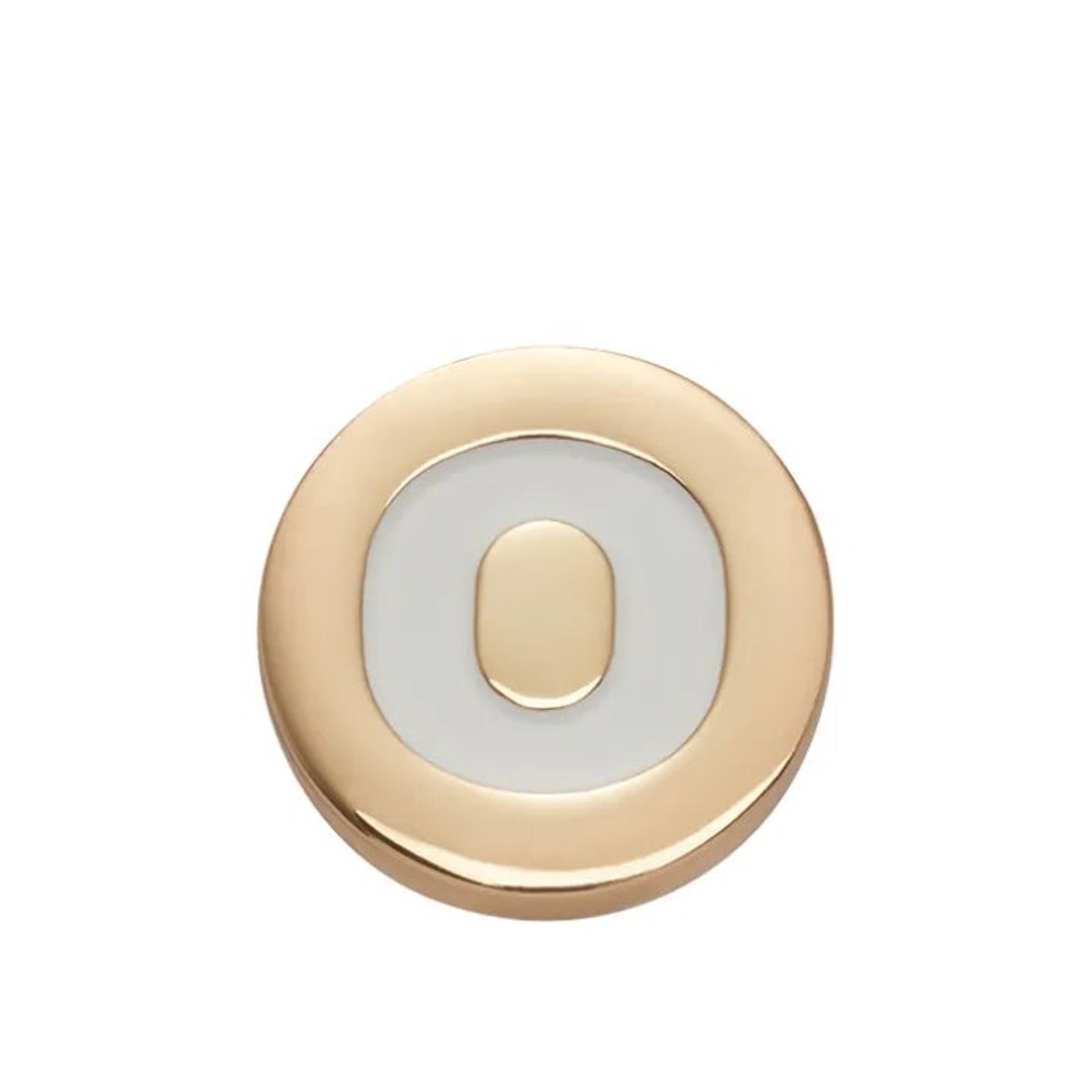Crocs Jibbitz “O” Gold Letter Shoe Charm